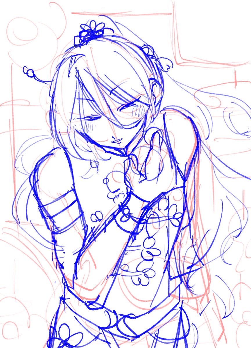 rough_ko's tweet photo. 下書きフル無視の巻 https://t.co/nSrfGUrX2K