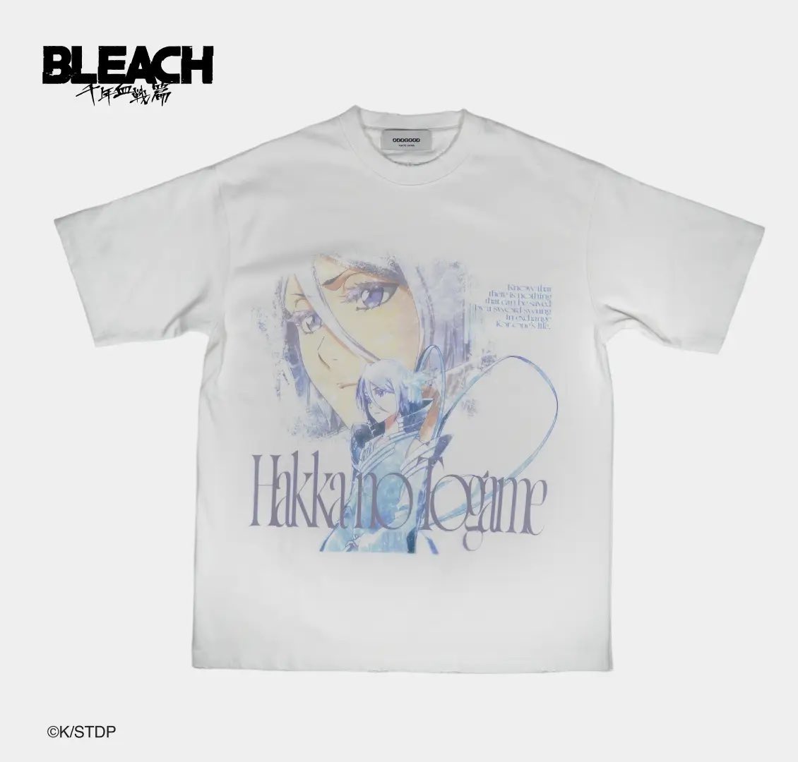ルキアのTシャツ美しい 「ODDGOOD」より発売決定！ 朽木ルキア #BLEACH