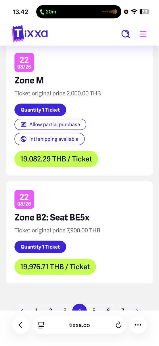naphwiest's tweet photo. 2000thb become 19k baht?🤭

Are you for real?
#PondPhuwinConcert https://t.co/HDbjeCAEV1