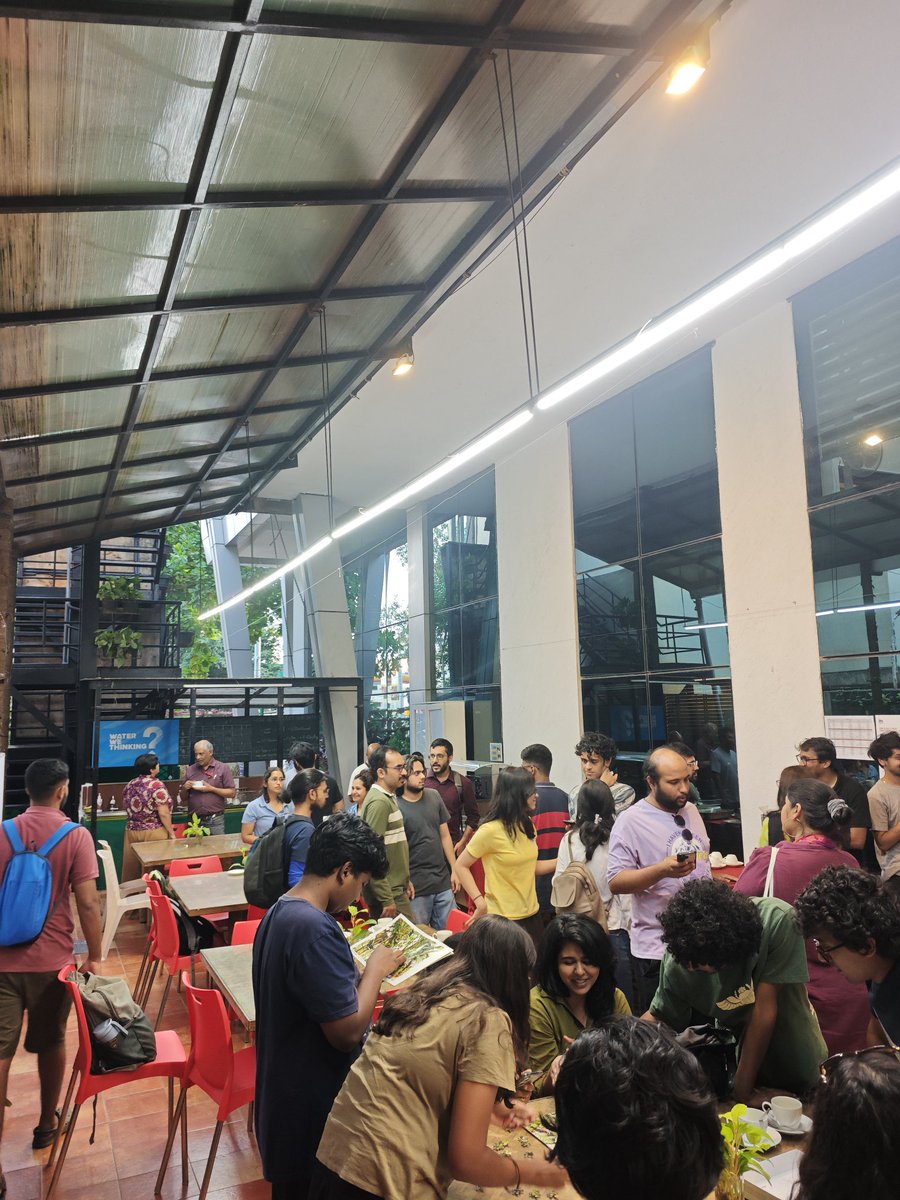 mythoraj's tweet photo. Went to this cool event at IIHS Bangalore. It's called EcoSocial. An open event for people working or studying Ecology. Made a few good connections. The discussion session was followed by book launch event by @nehaa_sinha https://t.co/bQbP8kpF54