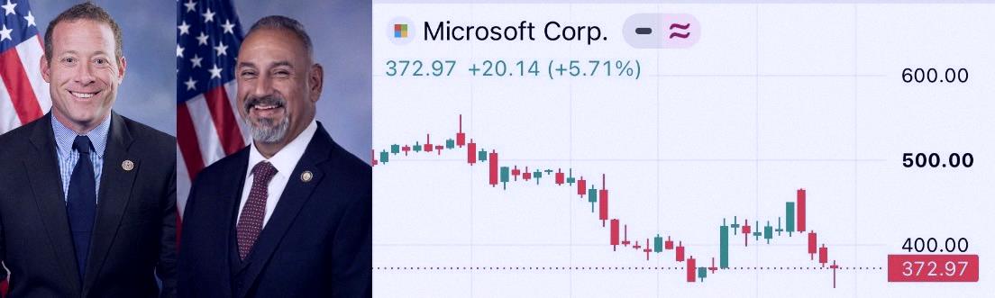 daaaano_619's tweet photo. $MSFT this month:

Michael Burry: going public with bullish bets and grabbing call options.
Rep. Gottheimer: scooped up options worth up to $1.5M.
Rep. Cisneros: loaded up on shares up to $100k.

What’s their insider scoop? https://t.co/Rb50DVS7gb
