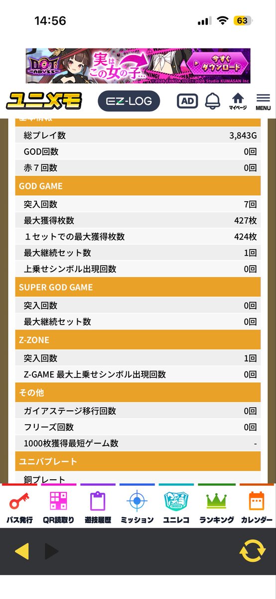 BASARA749's tweet photo. 朝イチミリオンゴッド天井からZーZONE乗せれず単発終了辞め

その後化け物へ
後ヅモ😜
現状投資7万6千円少しでも取り返せるように閉店まで頑張ろう。 https://t.co/NN3UwbrUBn