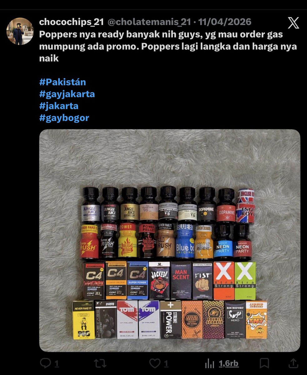 KennethDarius's tweet photo. @_kkaition Please bantu up, berkedok jual poppers ternyata penipu. Tolong bantu ramaikan teman teman 🙏🏼 https://t.co/70gS4o0e59