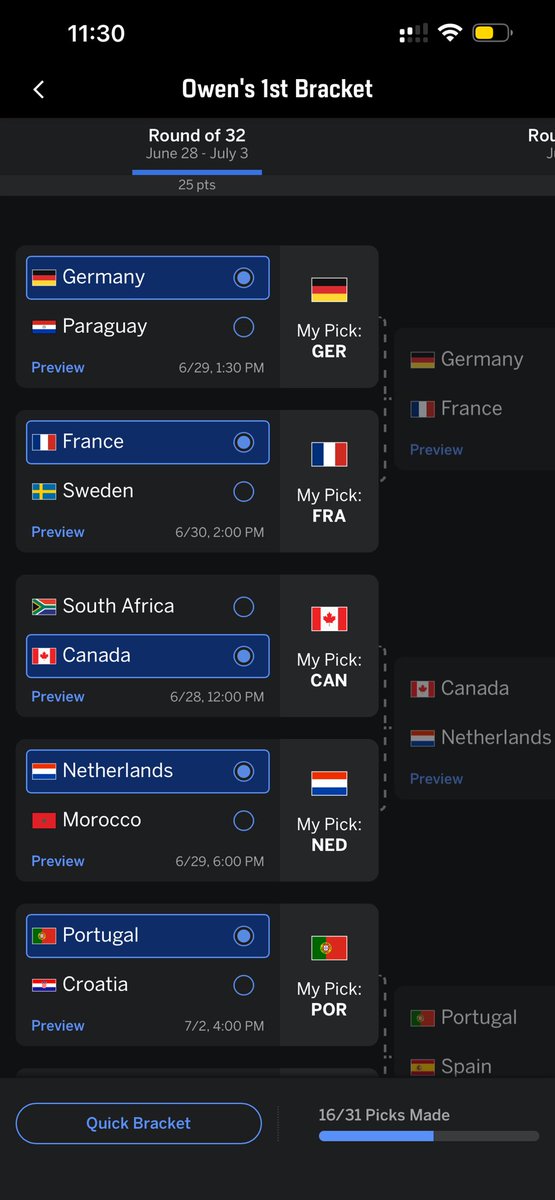OSimon57627's tweet photo. Updated World Cup Predictions Part 1 https://t.co/NKL5KUyJrr