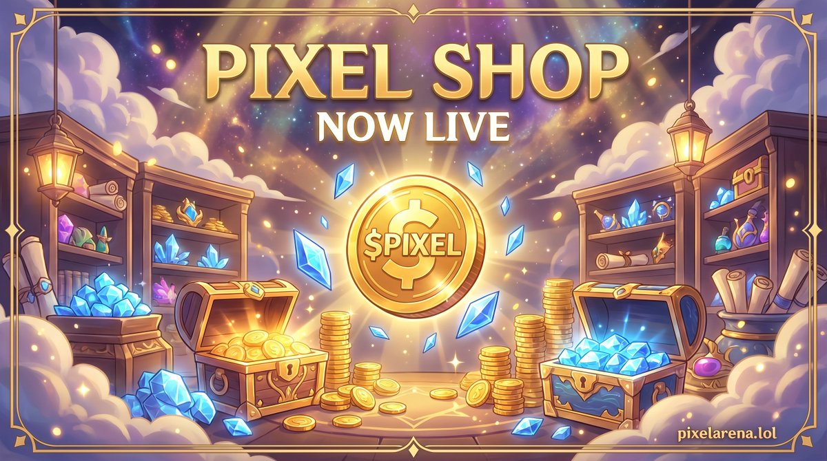 PixelArenaSOL's tweet photo. 🛒 The $PIXEL Shop is LIVE in Pixel Arena.

Spend $PIXEL on Gems, Scrip, and Champion Shards to power up your squad. Every purchase recycles straight into the daily ranked prize pool that pays the top players.

Earn it. Spend it. Climb. → https://t.co/HOyrS3gLc7

$PIXEL: C28rKxywjXcxCrywkqEvaepXukBVu4sLrH728JTVpump