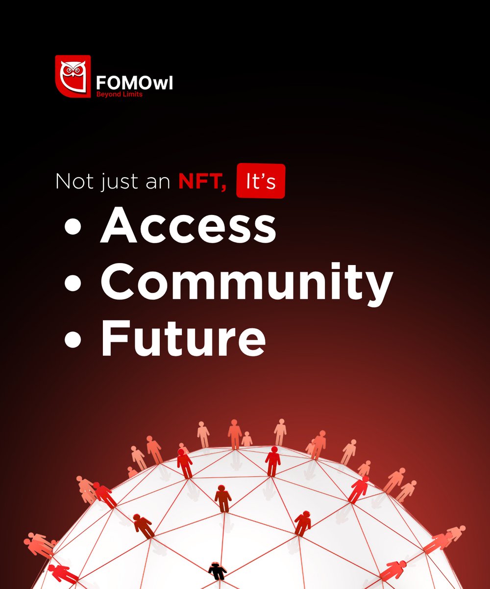 fomowlhq's tweet photo. FOMOwl NFT isn't just another NFT. It's your key to the FOMOwl Ecosystem.

Access. Community. Future.

Some opportunities announce themselves.
Others quietly reward those who move first.
Secure your FOMOwl NFT today.

We won't say much more... time will reveal the rest. 🦉🔥
Grab an NFT now: https://t.co/z6ZBCrIFda
Beyond Limits