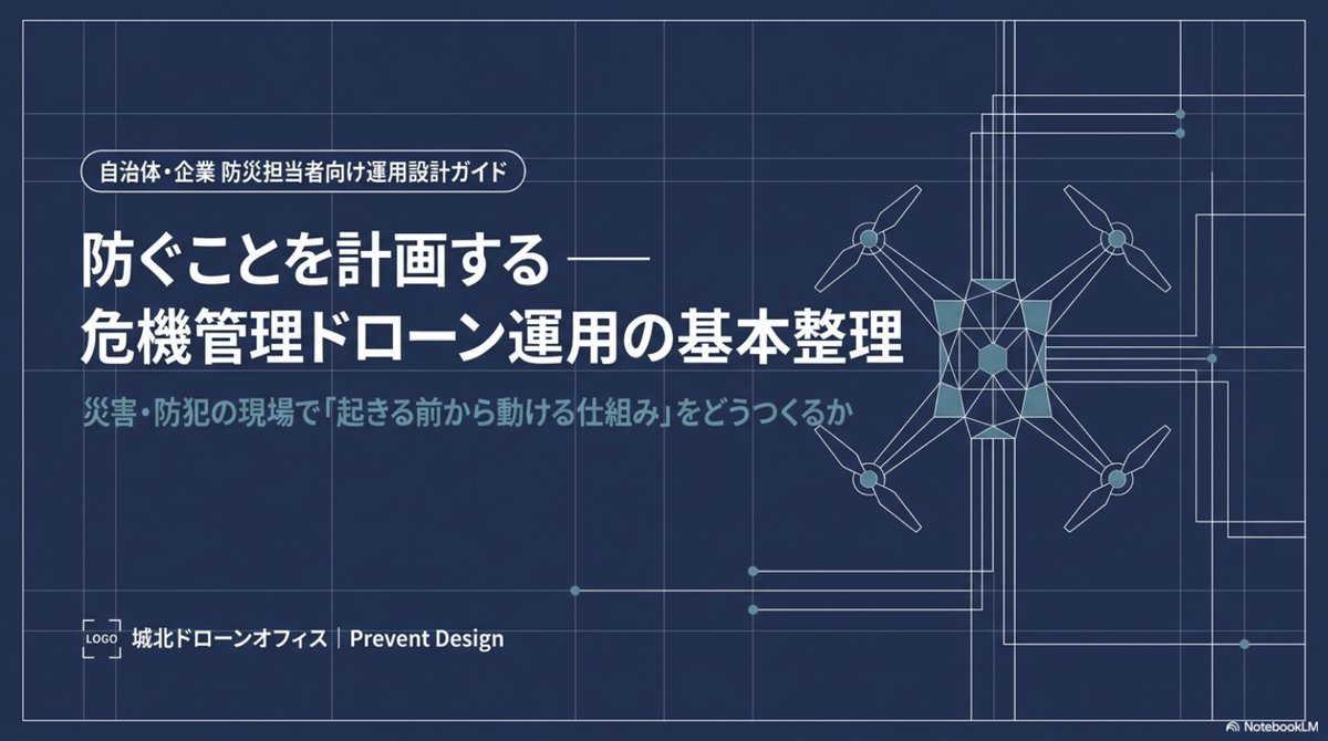 preventdesign's tweet photo. 「防ぐことを計画する」
Prevent Designが考える危機管理ドローン運用

Prevent Designという名称には、防ぐことを計画するという意味を込めています。
災害、事故、不審事案、鳥獣被害、施設周辺の異常、地域での緊急対応など、現場で起きる課題は、いつも予定通りには発生しません。
https://t.co/MhiuiyqX3J
