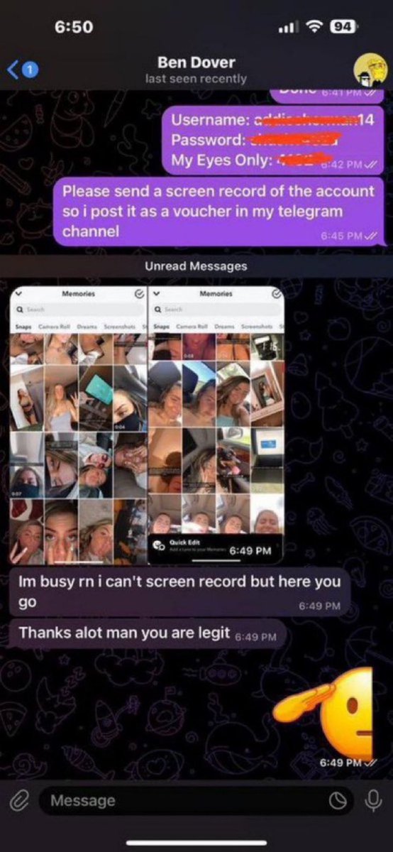 mubine7's tweet photo. <> Full Snap Access
<> My Eyes Only Code Content into Mega 
<> iCloud bypass for Full access …! 

 Tel me link 🔗 on bio for fast response https://t.co/BcLbyuBhif