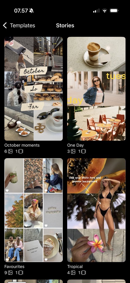 kforkinsley's tweet photo. Aplikasi yang mempermudah hidup aku, pengen coba foto collage tapi textnya aesthetic 💯✨

eh udh ada templatenya tinggal masukin foto &amp; nyesuaiin font 😭🫵🏻 https://t.co/gDYg2sf4Gk