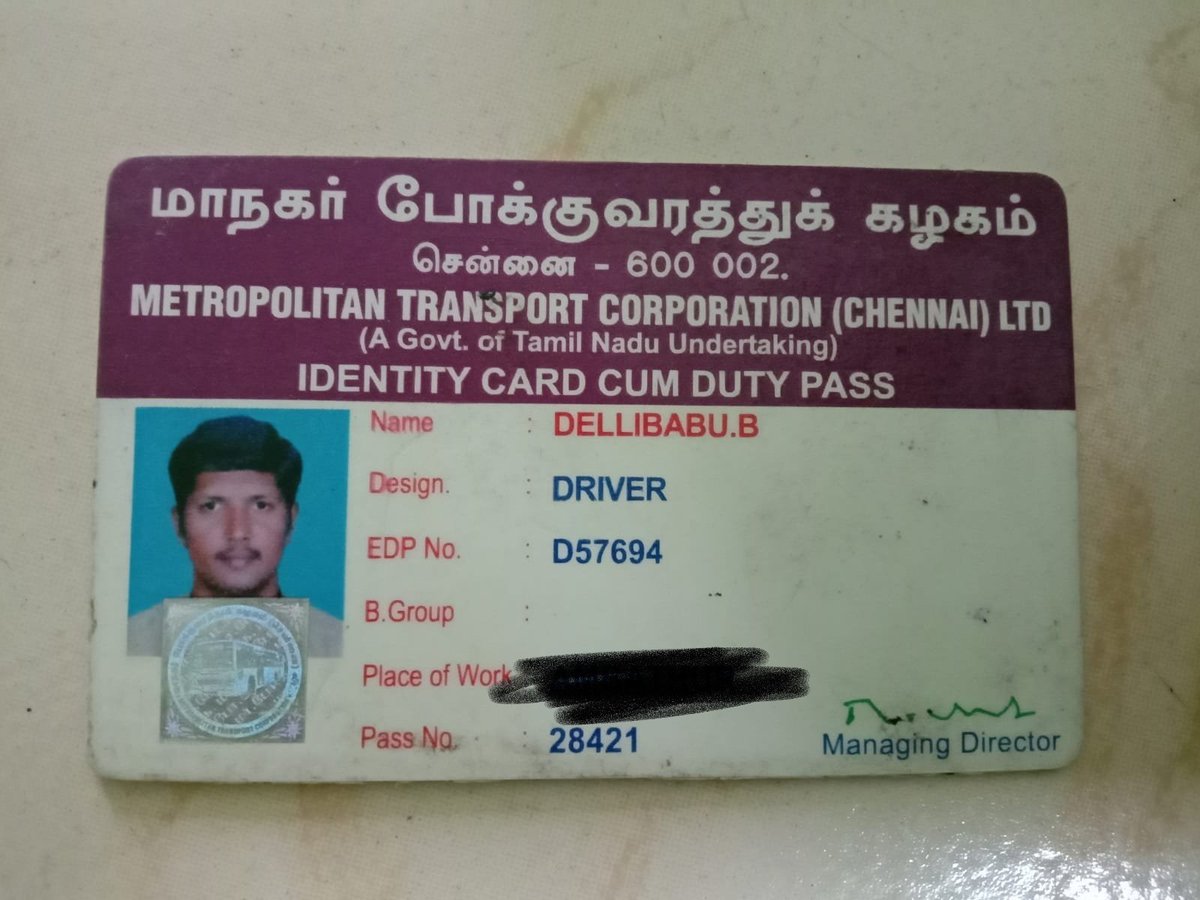Youngguy39297's tweet photo. @Aanthai_3_3_3 Thathi bunda 
Avanga conductor, driver than 
Ithan avanga ID Card https://t.co/sa2dknuVkv