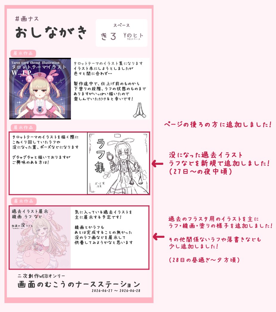 Y_human_fchlv's tweet photo. ラフ集と過去イラストの展示にイラストを追加しました！各展示の後ろのページに追加しています！ご興味のある方でお暇があればどうぞ！ #画ナス https://t.co/BlyKkClDfg