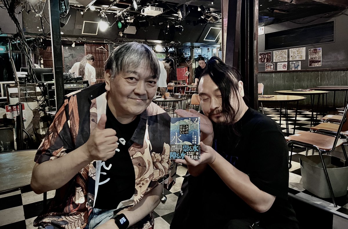 TETSUO_IRONMAN's tweet photo. #芋洗坂怪談 おもろかった。
地鎮祭で鏡や剣を埋めるの去年あたり読んだ本になんか書いてたな……
元々うようよいる精霊的なのがどうこう（うろ覚え）
色々思い出したい内容あって帰ってから配信も買おうかしら。と思案するほどにはおもろかった。 https://t.co/AxmGOEjgex