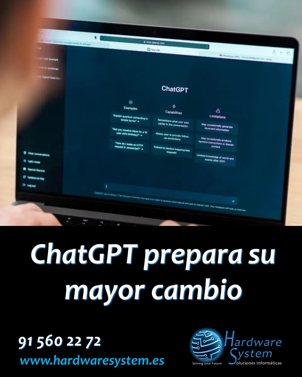 HardwareSystemM's tweet photo. ChatGPT prepara su mayor cambio: OpenAI quiere convertirlo en una 'superapp' de inteligencia artificial
Ver más: https://t.co/YIdOiPQG5l https://t.co/GnlKxgjz63