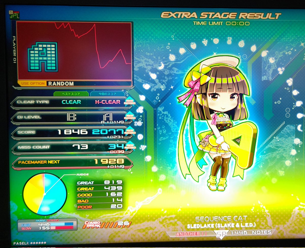 cieltk3's tweet photo. 12の曲は1曲だけ。後は11の更新。
🟩Xperanza
🟥SEQUENCE CAT
🟥Sarutobi Champion is 拙者
🟥satellite020712 from "CODED ARMS"

SEQUENCE CATは昔苦手だったなぁ…八段のころとか、どう押せばいいのか全く分からなかった🤔 https://t.co/gGRKdn3g4q