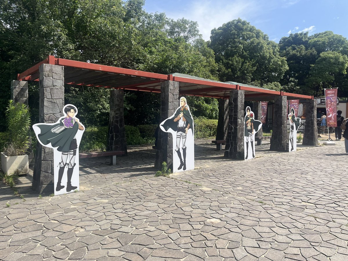oyyb_38's tweet photo. ニジゲンノモリ進撃コラボ来ました🪽⚔️
#ニジゲンノモリ　#singeki https://t.co/W0MFgqrNfP