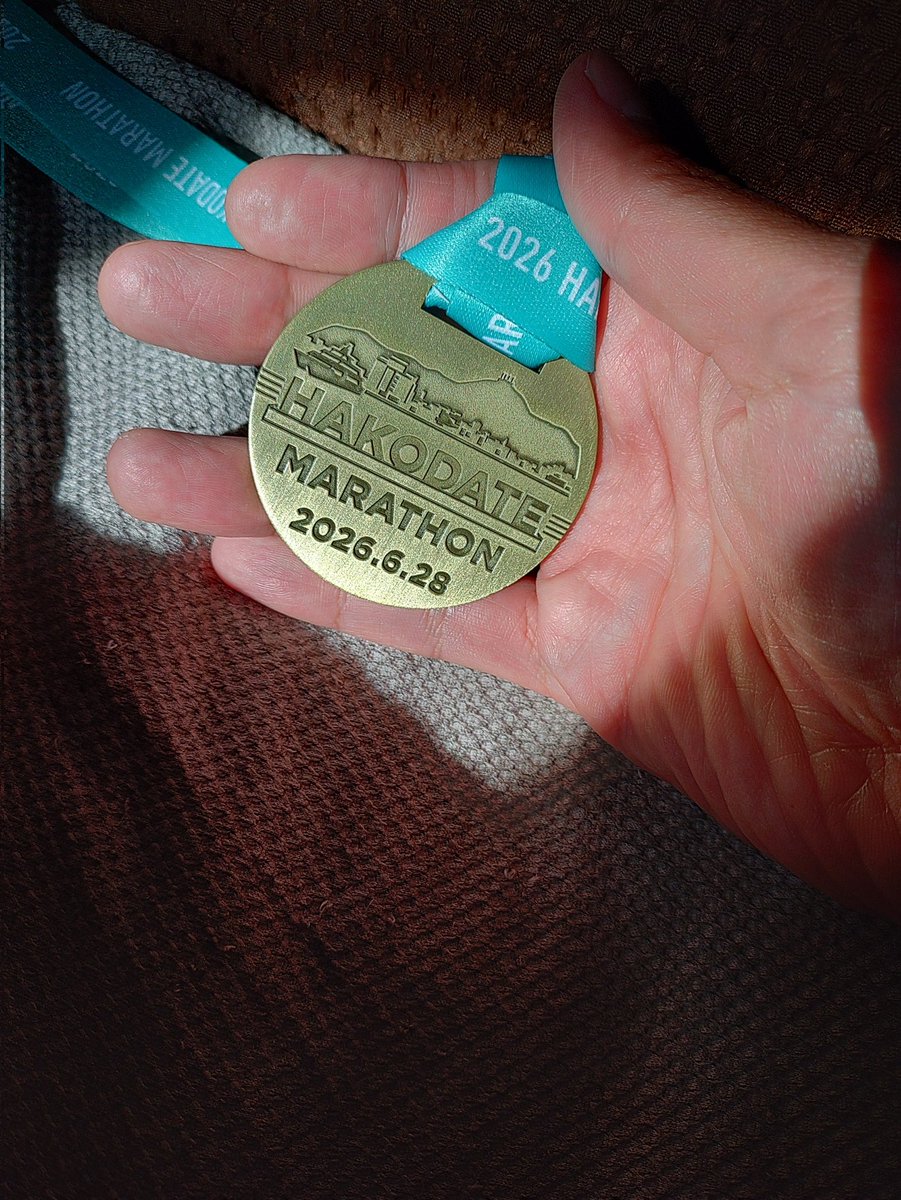 tzer_mo's tweet photo. 今日も大勝利でした⋯💪
敗北を知りたい
30キロ過ぎてからもうグッダグダでしたが去年より15分ぐらい早いし全力出し切ったのでヨシッ👉
＃函館マラソン https://t.co/LOQiHbWG46