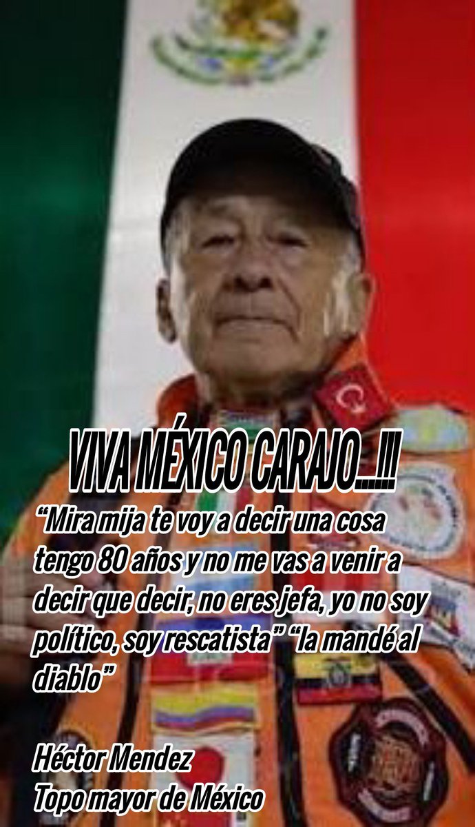 Yahoperez2609's tweet photo. EL HÉROE DE MÉXICO 
DEL GRUPO DE RESCATE 
"LOS TOPOS" https://t.co/e1mTAPhEQ2