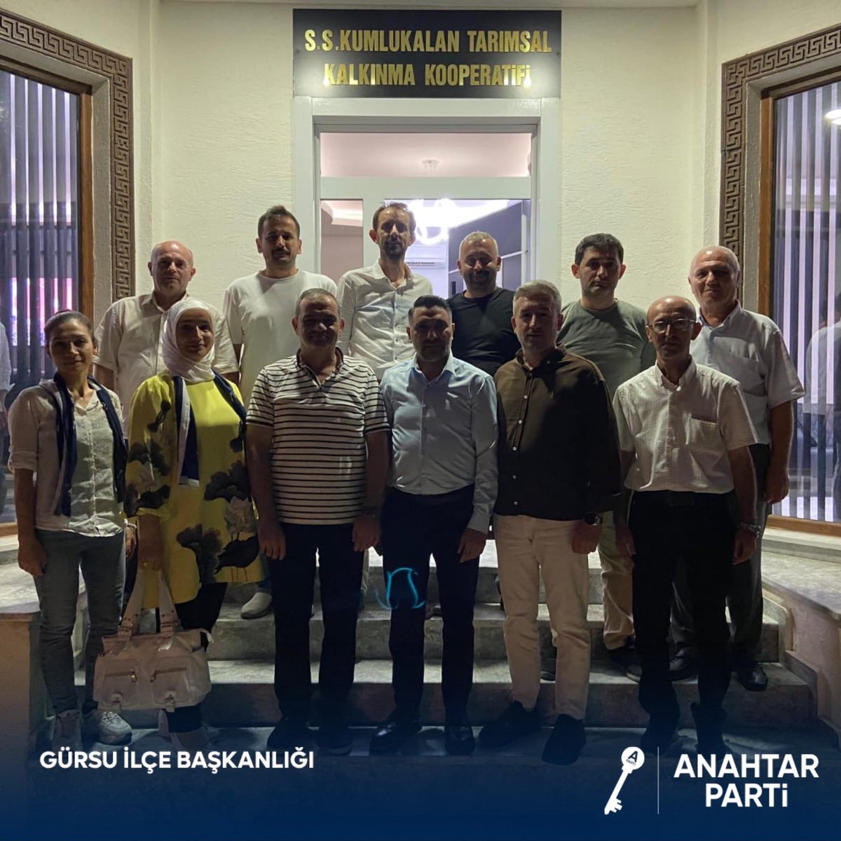 Apartigursu's tweet photo. Anahtar Parti Gürsu İlçe Başkanlığı olarak , Kumlukalan Tarımsal Kalkınma Koparatifi ziyaretinde bulunduk. https://t.co/RAXZGSgVbL