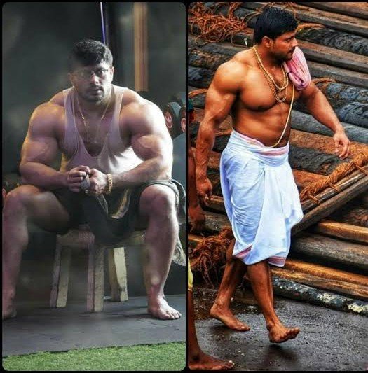 Abhirajputfit's tweet photo. this single image is a slap to people promoting eggs.

he's a vegetarian and a priest.
you can look like this if you eat

200g soya chunks
200g raw daal
150g ghee
15 roti

also note: no steroids or performance enhancing drugs required.

that's the power of no cruelty meal plate. https://t.co/5nS3CD29f8