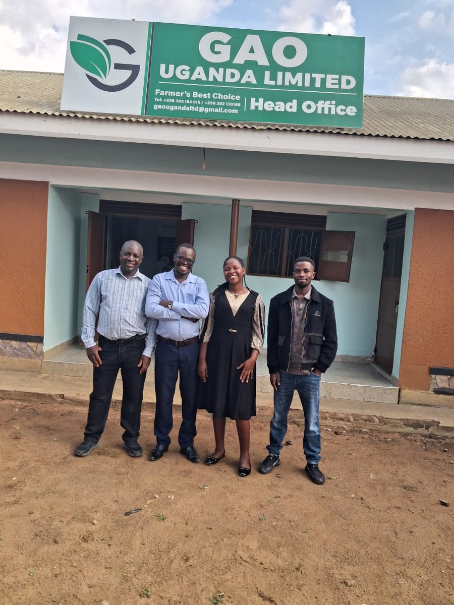 nuarog's tweet photo. I had the pleasure of visiting GAO Uganda Limited for a learning and knowledge-sharing visit.
We look forward to deepening our partnership and working together to better serve both refugee and host community farmers in Uganda. https://t.co/JlXjvYMjR3