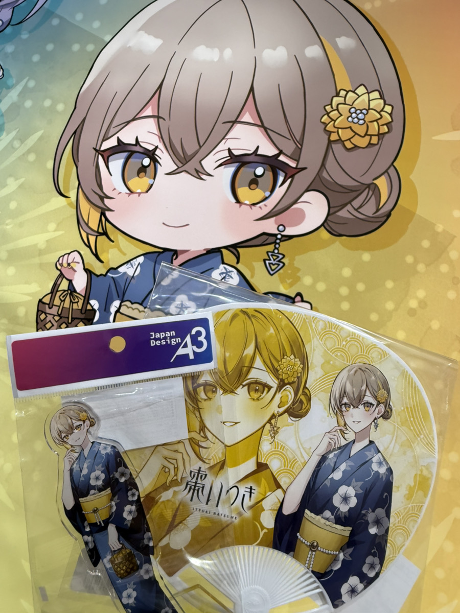 itsuki_staff's tweet photo. 【開催中‼️】
『藍月なくる×棗いつき×無來×ナツメイツキ』
POP UP STORE 〜summer festival〜

期間：〜7月8日(水)
場所：eeo POP-UP STORE(池袋P'PARCO 3F)

詳細は下記をcheck↓
https://t.co/LUQ2XBhPeH
#いつきんくる_サマフェス https://t.co/WNjvwYZPLF