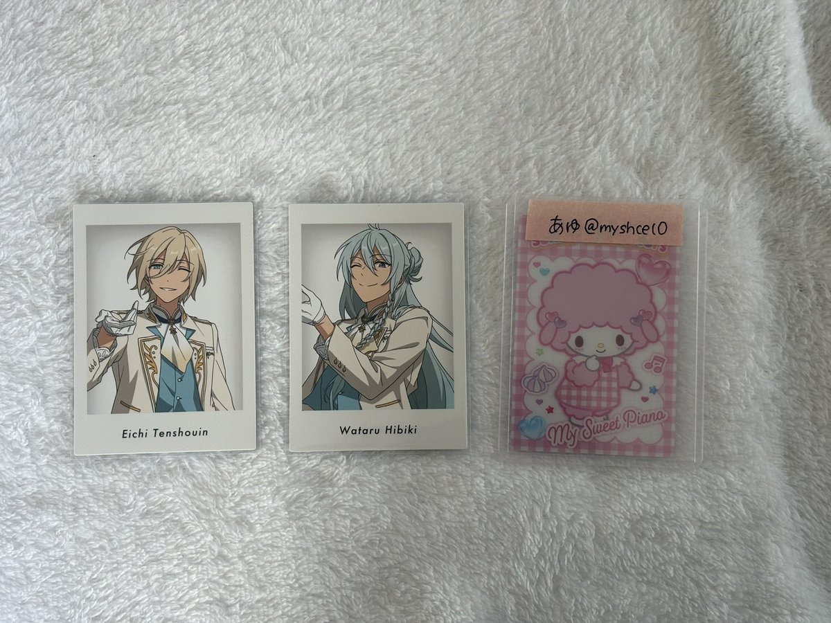 myshce10's tweet photo. 【交換】あんスタ 10th ぱしゃっつ 特典

出：画像参照
求：エス(10th)/マヨイ(特典)

郵送(発送は7/1以降)交換希望。
申し訳ありませんが、お声がけが重なる場合は複数枚交換していただける方優先。
お返事にお時間いただく場合がございます。よろしくお願いいたします。 https://t.co/KXUDEuNQLx