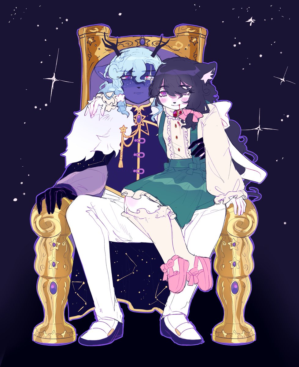 illusorydragon's tweet photo. hi you can call me sheepie or annette/nettie! 
> 26 years old, nonbinary (they/them)
> i draw and write about my ocs. mainly my story ToD (tears of divinity) but im also obsessed with my solo dnd game and other smaller oc stories
> i love toxic yuri!!!!! 🩷🩷🩷 https://t.co/QfNHZikvon