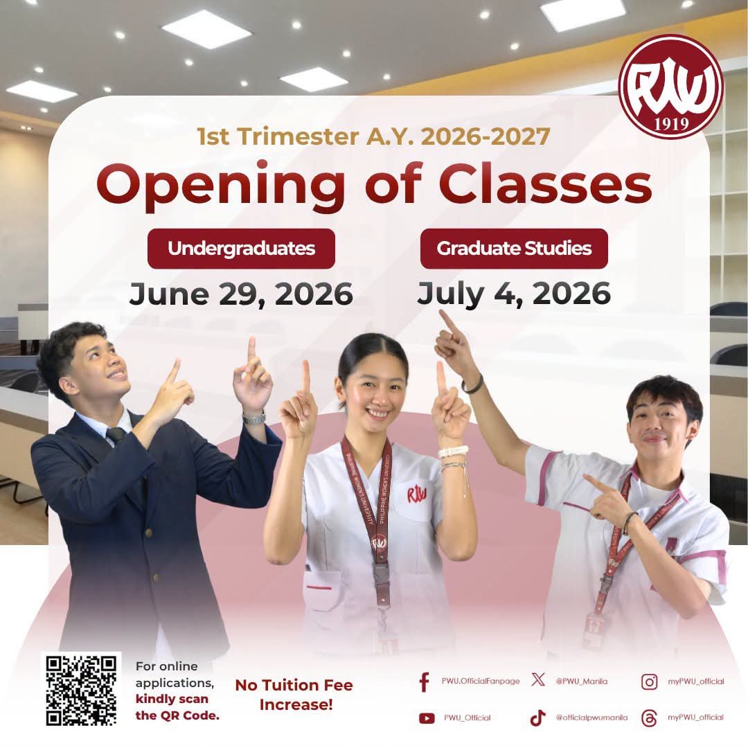 MutyaCoronel's tweet photo. #KaoriOinuma at PWU's pub mat for new school year opening.

📷 from PWU FB and IG post https://t.co/PumkrTqnYW