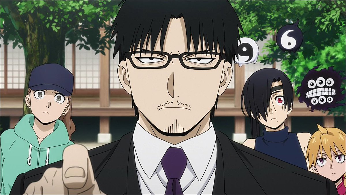 sta_bb's tweet photo. #黄泉のツガイ EP12
緑のたぬきがエグすぎる…😱アサ祖母はじめ登場人物が増えて来て 解/封の力の争奪戦がだんだん見えてきた🤩ユル/アサの兄妹が同じところに居ないのも😍東の村にまたまた侵入者！って男の腹からオッサンが出て来るとかシュール過ぎる… https://t.co/xLzp5ctnpW