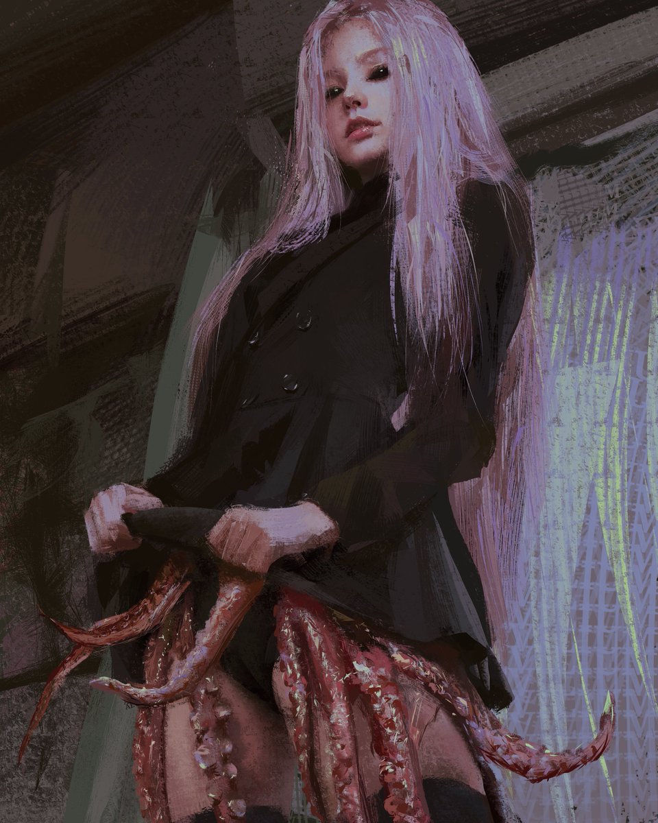Aevilium's tweet photo. Tentanyl #art #ocart #characterdesign https://t.co/QFnGAlk8PI