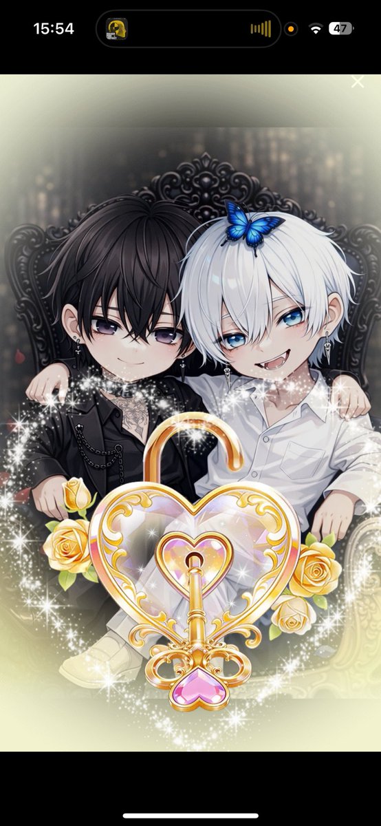 sora_____sp's tweet photo. ゆら！！！！
このかわいいうるはてゃんとのペア画を作ってくれて！飾ってくれて！ほんとにありがとう！！！
鍵を頂きましたぁぁぁ！！
これは！心の愛鍵ってことかな！？
｢カチャンしてる‼️‼️‼️｣ https://t.co/62605MmI4L