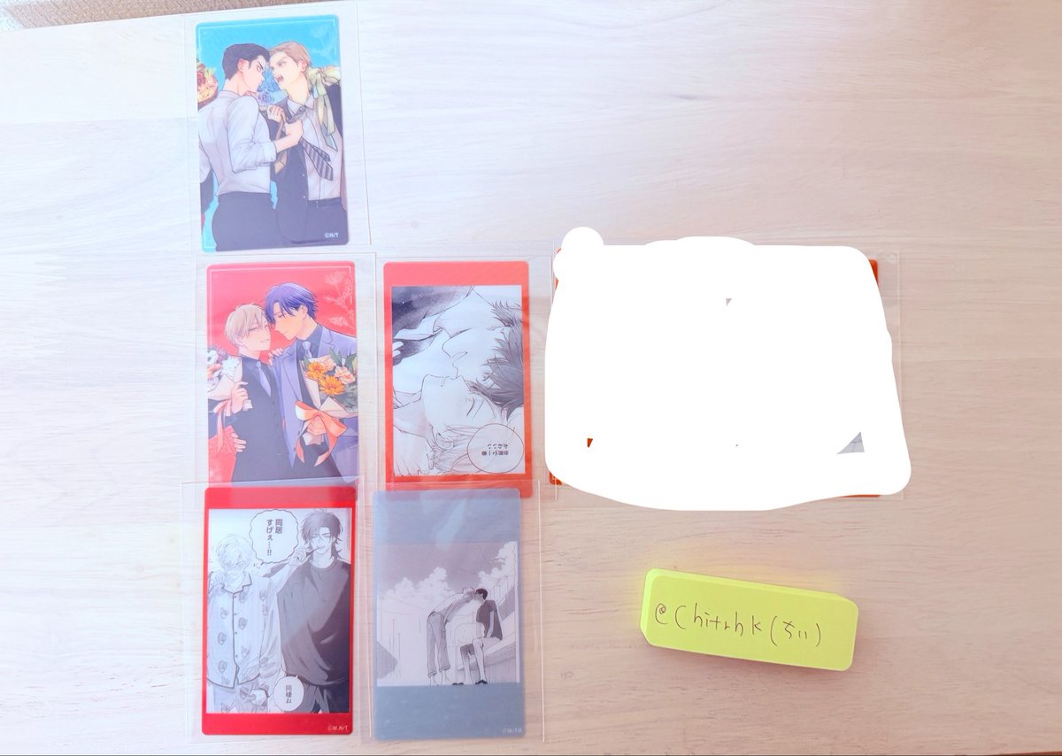 chitrhk's tweet photo. 【交換/譲渡】BLT クリアシート　ぱしゃこれ　

譲→画像参照

求→蜂巣先生　こあら先生　にむまひろ先生　定価

パシャこれはクリカ３枚お迎えで400円でお譲り致します。(1セット1000円)

会場でお手渡し可能な方いらっしゃいましたら、よろしくお願いいたします。 https://t.co/w3ZQJ3Yy4Z