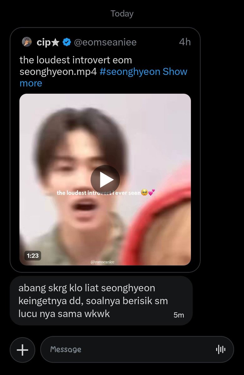 seonghyocn tweet picture