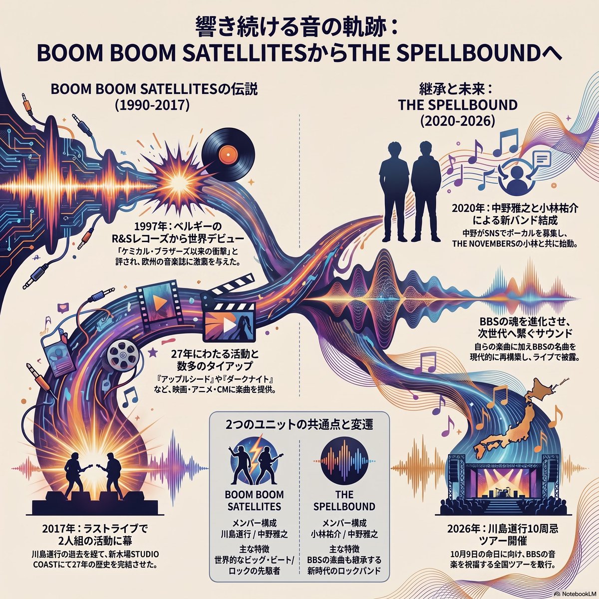 THE SPELLBOUND × BOOM BOOM SATELLITES（ザ・スペルバウンド
