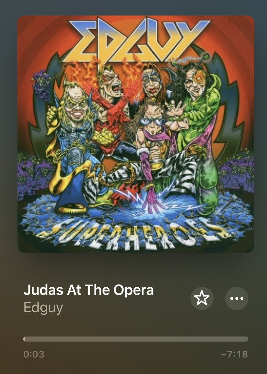 Hiroshi2k0714's tweet photo. 今日も一日お疲れ様でした😄
帰りのお供はこれ!
#EDGUY
#SUPERHEROES
『JUDAS AT THE OPERA』は、トビーとキスケのツインVoで楽曲もなかなかの秀逸な出来😄 https://t.co/77PbFg8X8O
