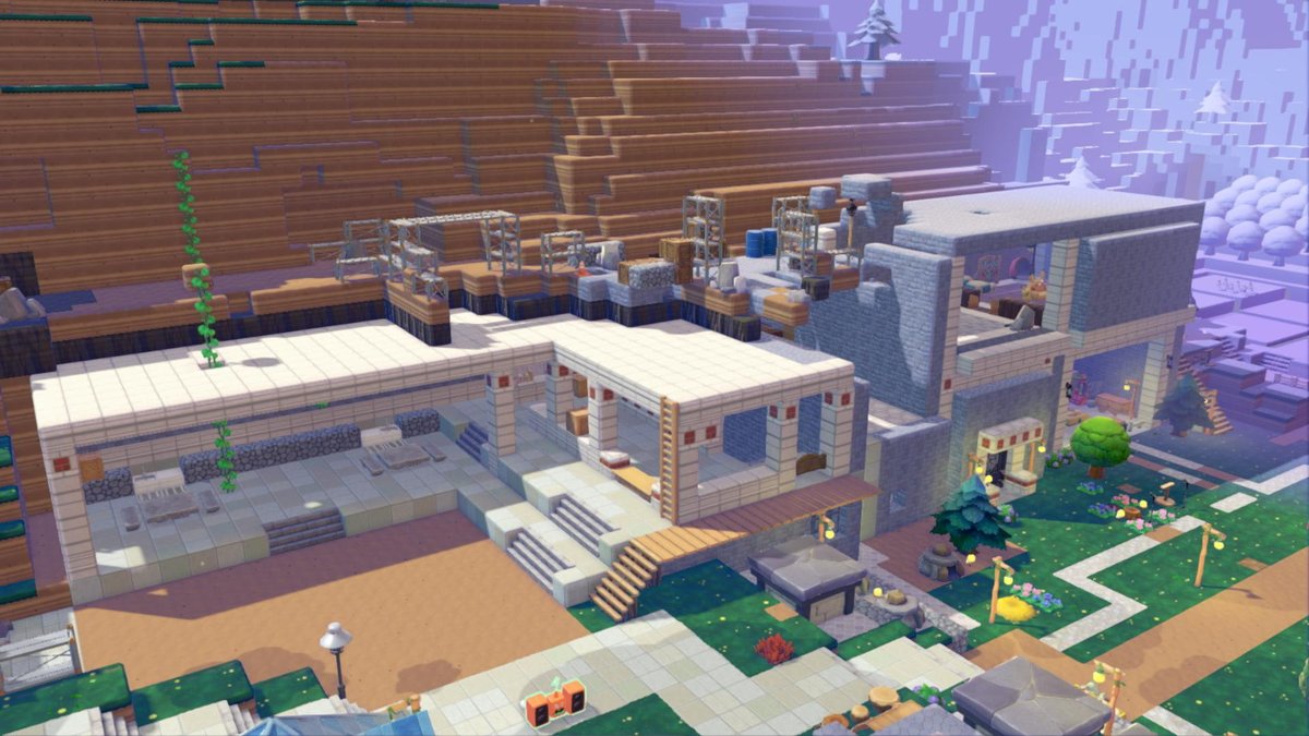 ree_chan_ree's tweet photo. あ！それとゴツゴツやまの街の建物発掘ビフォアフがこちらです

建物上の洞窟？も一応残してます👀
#ぽこポケ #ぽこあポケモン
#pokopia https://t.co/HLDIyTw6ux