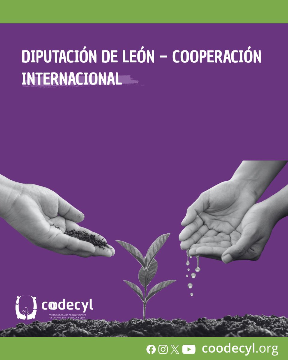 Coodecyl's tweet photo. La Diputación de León lanza su convocatoria de subvenciones para proyectos de cooperación internacional al desarrollo 2026.

#CooperaciónInternacional #ONGD #Subvenciones2026 #DiputaciónDeLeón #DesarrolloSostenible #AyudasPúblicas #ComercioJusto #SoberaníaAlimentaria https://t.co/KIAakl7VIf