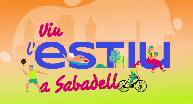 Aj_Sabadell's tweet photo. 𝗩𝗶𝘂 𝗹'𝗘𝘀𝘁𝗶𝘂 ☀️ a #Sabadell
Tota la informació de casals, patis oberts 🚸, campus esportius 🏉🏓 , cultura, música🎶, oci...
🌐 https://t.co/KuHcQGaDIJ
#ViulEstiu #Estiu #Activitats https://t.co/ss5p62kbYl