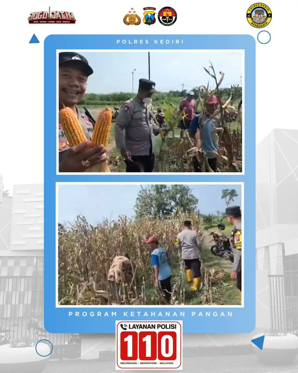 Kepung88's tweet photo. Kanit Binmas Polsek Pagu Polres Kediri Aiptu Pujo Mulyono, S.H. melaksanakan  pendampingan kelompok tani dalam Program Ketahanan Pangan Kecamatan Pagu dalam mendukung Program Ketahanan Pangan. https://t.co/lQOxTQ9JB3