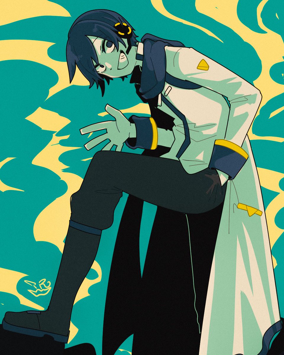 1031_TRuk's tweet photo. アカウント移行で消えてしまったKAITOさんの絵達
 #KAITO https://t.co/X1mzpdBheJ