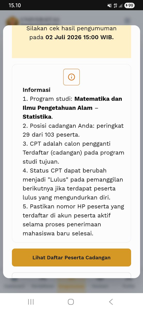 lohnmlv's tweet photo. aku naik jadi cadangan ke-29, ada harapan ga guys ?😔😔 https://t.co/nXWYijohnv