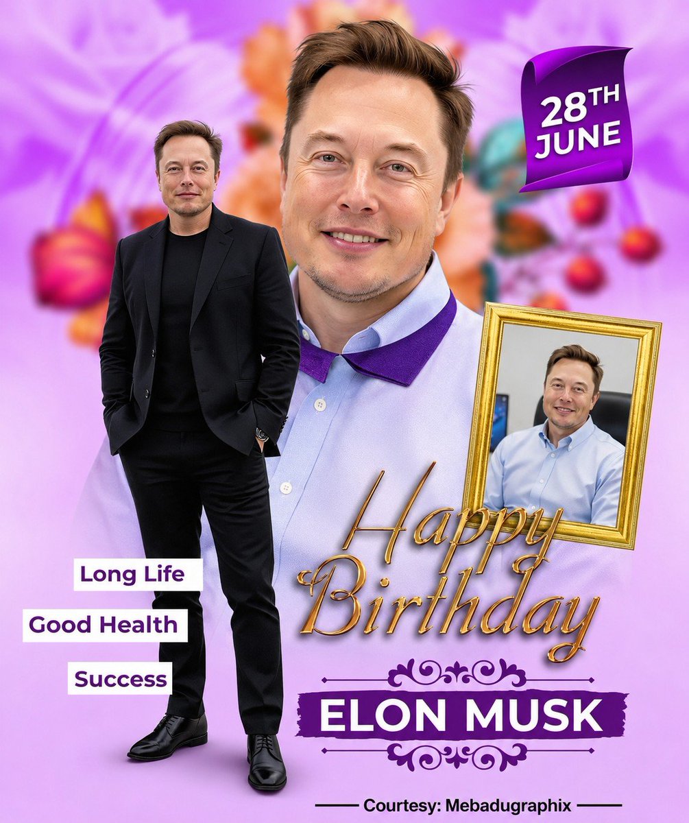 HappyMebadu's tweet photo. @elonmusk More good health BOSS as you are +1 today https://t.co/pNOUq6hS2w
