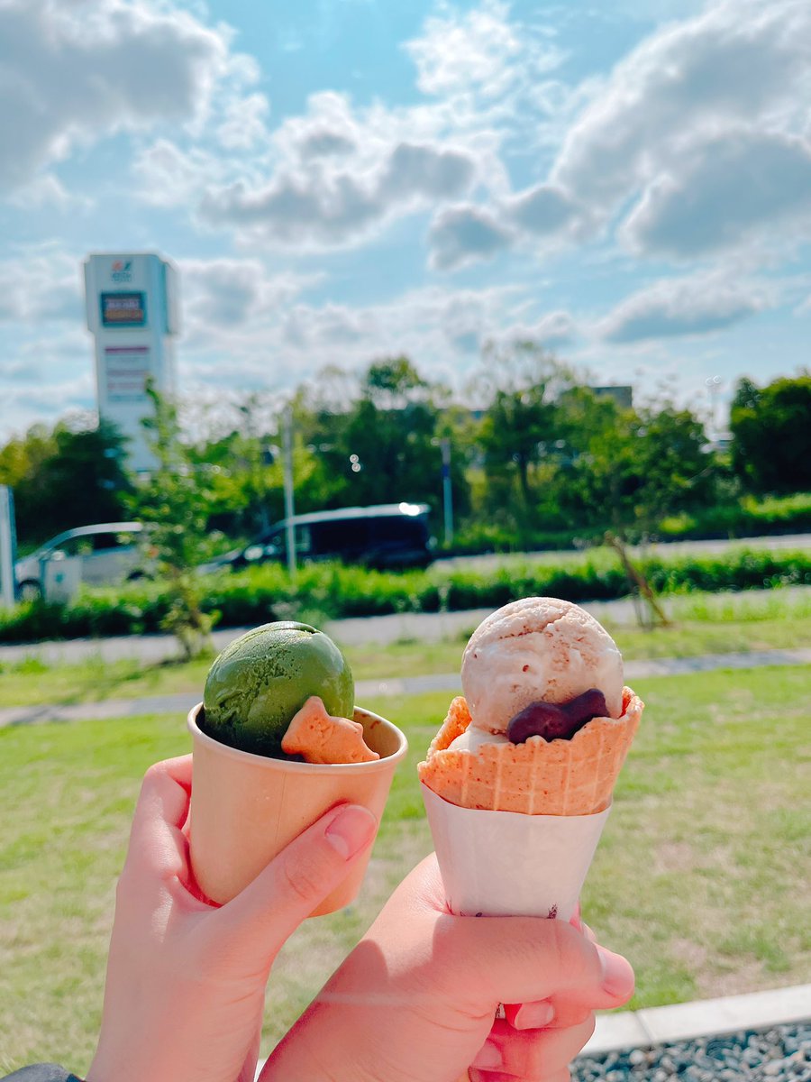 hinya4160's tweet photo. アイス食べた🍨💓 https://t.co/H5rvfFQAjH