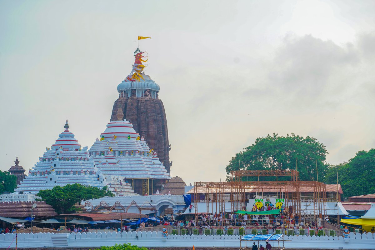SJTA_Puri's tweet photo. ତା୨୯.୦୬.୨୦୨୬ରିଖ, ସୋମବାର ଶ୍ରୀବିଗ୍ରହଙ୍କ ପବିତ୍ର ସ୍ନାନଯାତ୍ରା। ଏହି ଅବସରରେ ଶ୍ରୀମନ୍ଦିର ସ୍ନାନମଣ୍ଡପର ରଙ୍ଗକାର୍ଯ୍ୟ ଅନ୍ତିମ ଚରଣରେ ପହଞ୍ଚିଛି।

ଜୟ ଶ୍ରୀଜଗନ୍ନାଥ ମହାପ୍ରଭୁ।🙏 https://t.co/s6Zk01aHxD