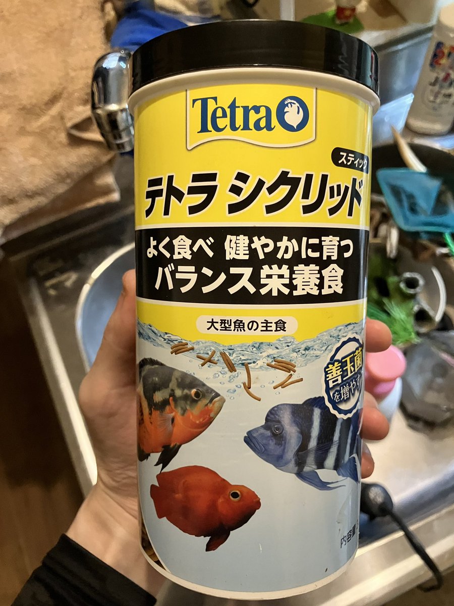 bokunchi_aqa's tweet photo. 以前までのはコレ。同じテトラ製品だけど、安かったので💦まさか不思議と沈んじゃうとは予想外。沈下性じゃないんだけどなあ。

そもそも、沈下性の例えばウパーの餌も開封して数ヶ月経つと沈下しなくなり浮上性になるんですよ。 https://t.co/NYYXu5epdX