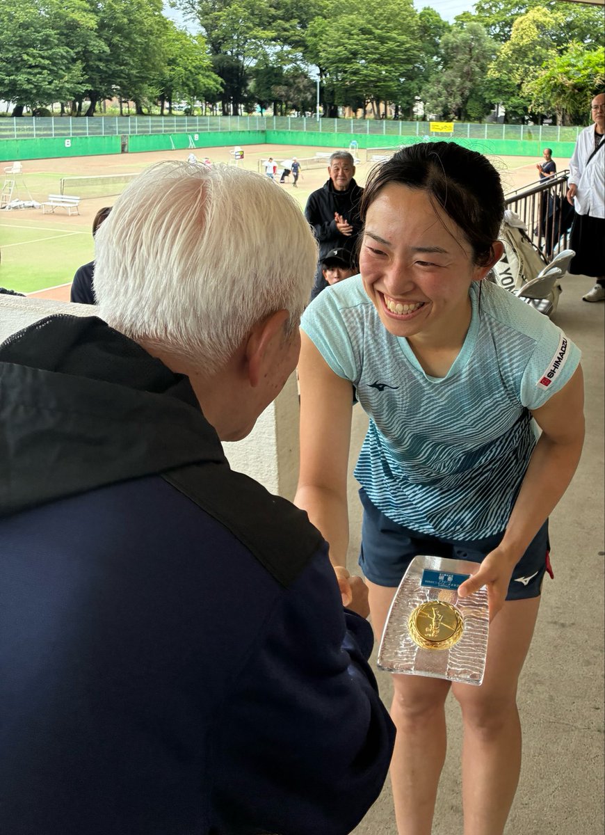 SMZ_Breakers's tweet photo. TOGAKUまつど女子オープンテニス2026

🏆堤選手、シングルス優勝🏆
おめでとうございます💐㊗️

北信越テニス選手権に続いて、今週はシングルスで大活躍‼️
タフな日程を乗り越えての優勝おめでとうございます🌟
これからの活躍に期待です👀

#tennis #テニス #島津製作所 https://t.co/fYNiQ0AsGs