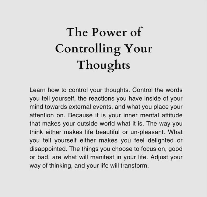 Mind_of_AMan's tweet photo. The Power of Controlling your Thoughts. https://t.co/v0HI2EMfFM