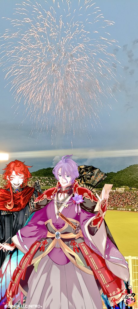 kazha8's tweet photo. 昨日は
@makkuro_usagi_h さんのカプセルトイをガチャりに行き(※勿論コンプ←)

ぶどうmemeちゃんを連れて
久しぶりのほっともっとフィールド神戸へ♪

ホームラン⚾️も花火🎆も観れて良かったでーーす✨

(スマホが勝手に画像処理しちゃうのでめっちゃアレ←な花火に見えるけど凄かったんだよーー💦) https://t.co/bQX3Jw24nv