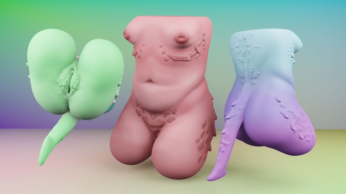 DeviantGardens's tweet photo. Today you beans are getting some penetrables😈💚Sapphire the Khajiit, Laressa the Tiefling, &amp; Tyranovulpes😁✨DMs and email incquiries are always welcome😊#dongdesign #fantasysextoy #penetrable https://t.co/F5MOpm4a8H