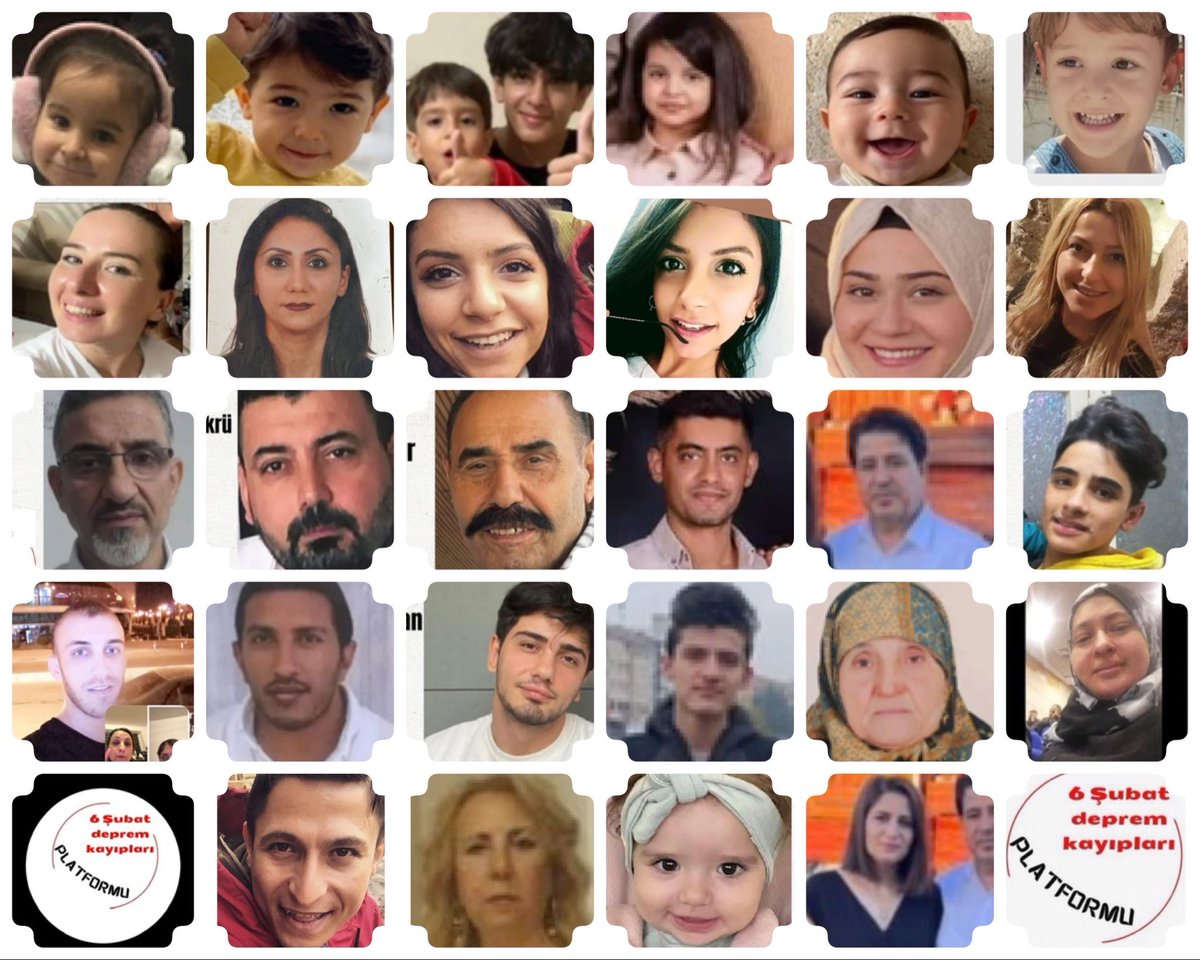 6subatkayiplari's tweet photo. @anadoluajansi Peki ya 6 Şubat 2023’te depremde kaybolan insanları Türkiye’nin Türk vatandaşları üç yıl sonra halen bulunamadı bunun için ne yapıyorlar #depremkayıplarınerde https://t.co/6jxPXGomsM